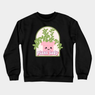 Plant lady badge Crewneck Sweatshirt